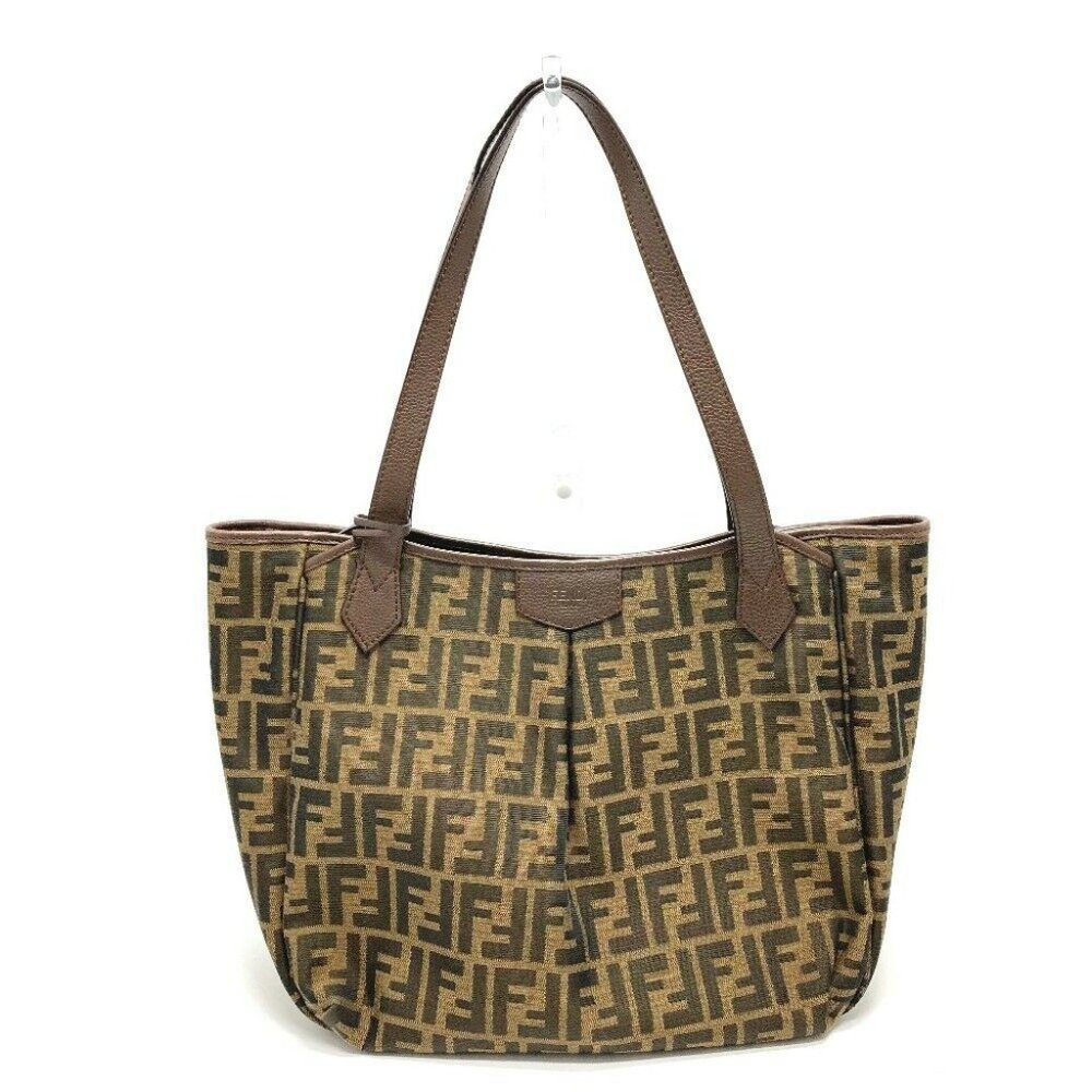 Authentic Fendi 8bh268 Zucca Ff Pattern Shoulder … - image 4